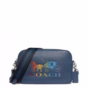 NWT Coach Jes Convertible Belt Bag w/ Rainbow